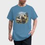 Sheep And Lambs Hillside, Tricou Barbati (Unisex)