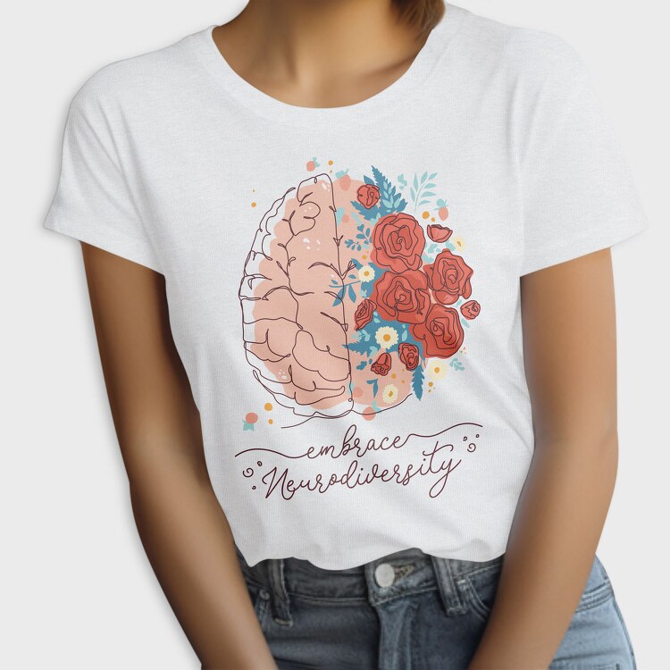 Neurodiversity Brain Mental Health, Tricou Femei