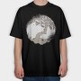 Tree Of Life Illustration, Tricou Oversize Barbati (Unisex)