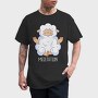 Sheep Animal Mahditation Meditation, Tricou Barbati (Unisex)