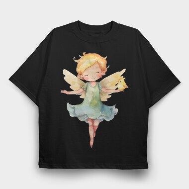 Fairy Wings Flutter, Tricou Oversize Barbati (Unisex)