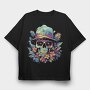 Summer Skull Halloween, Tricou Oversize Barbati (Unisex)