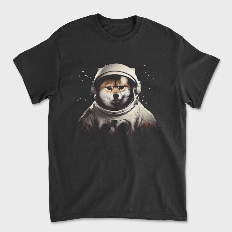 Astro Shiba, Tricou Barbati (Unisex)