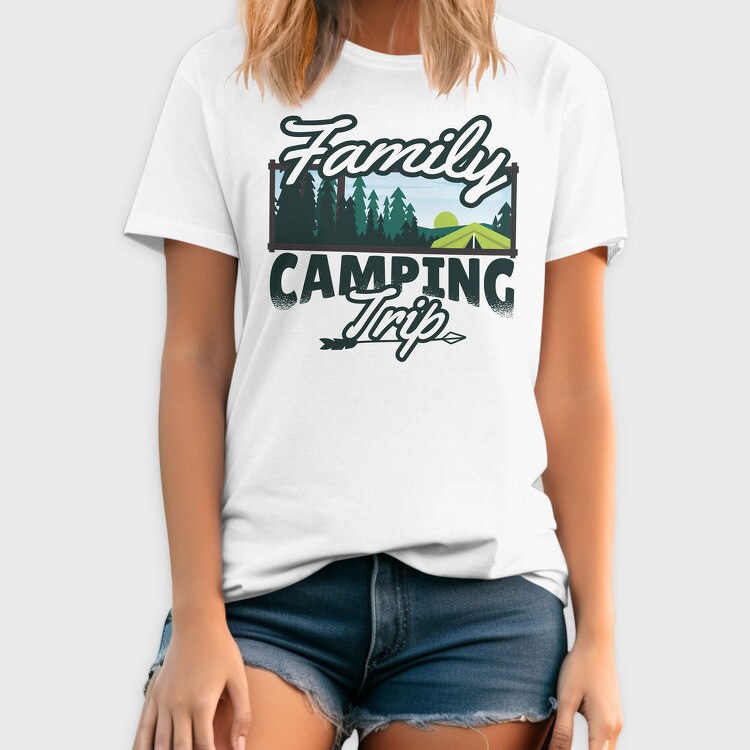 Family Camping Trip, Tricou Barbati (Unisex)