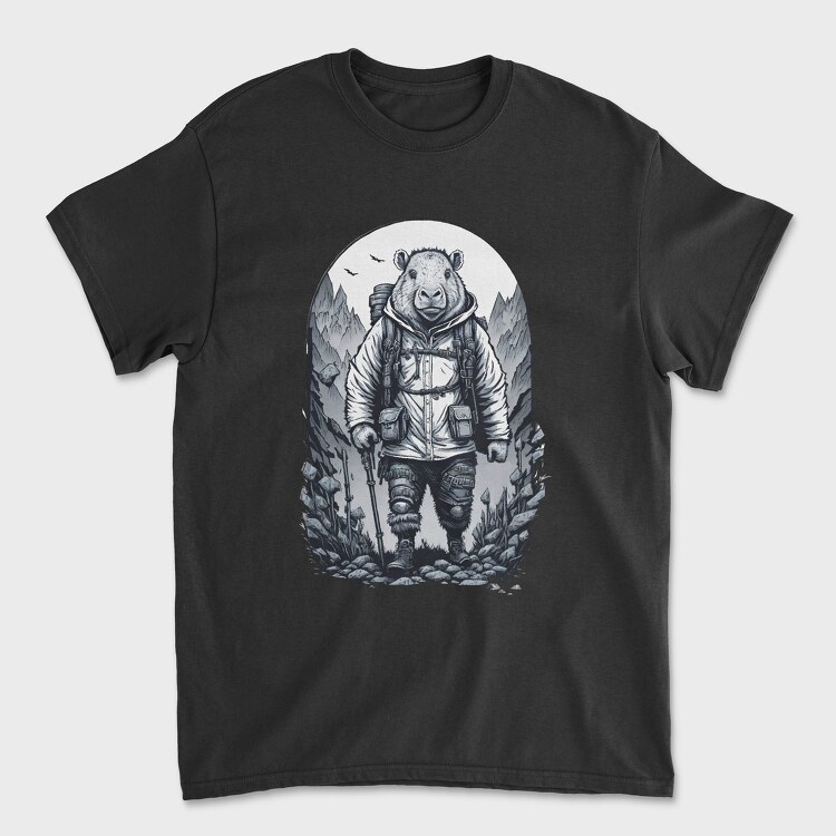 Capibara Nature, Tricou Barbati (Unisex)