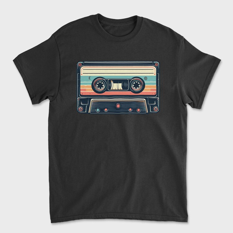 Cassete Vintage, Tricou Barbati (Unisex)