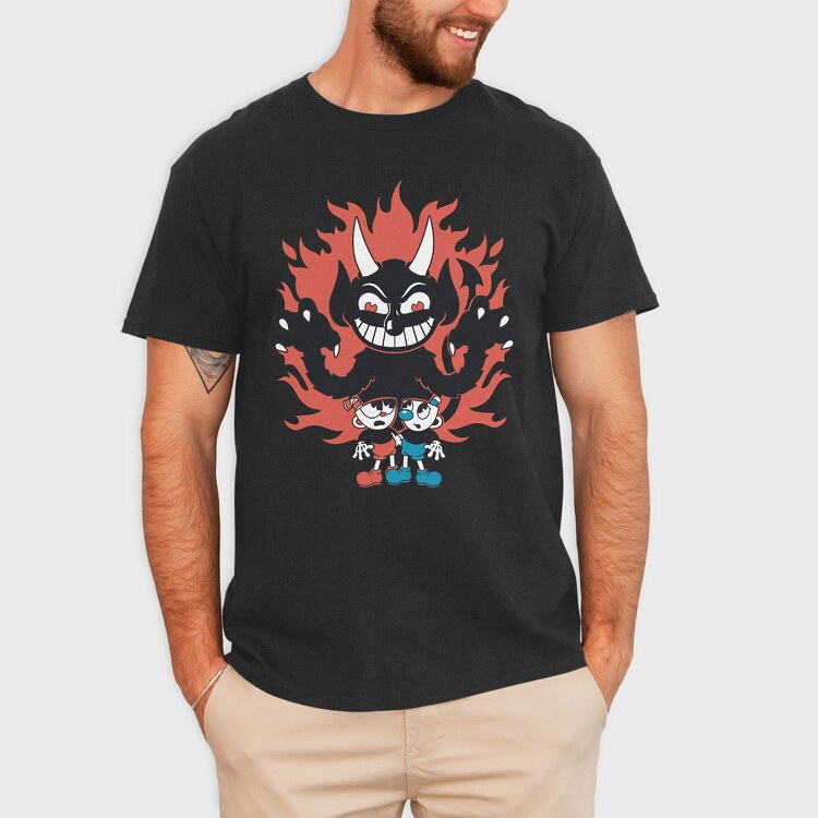 Cuphead 6, Tricou Barbati (Unisex)