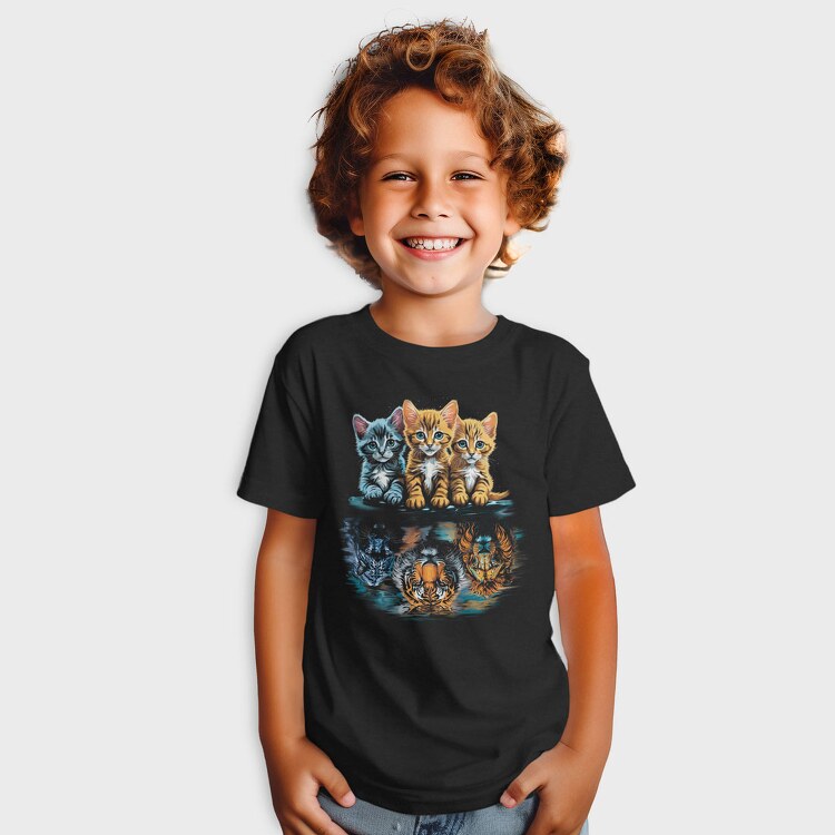 Kittens Strenght Big Cats, Tricou Copii