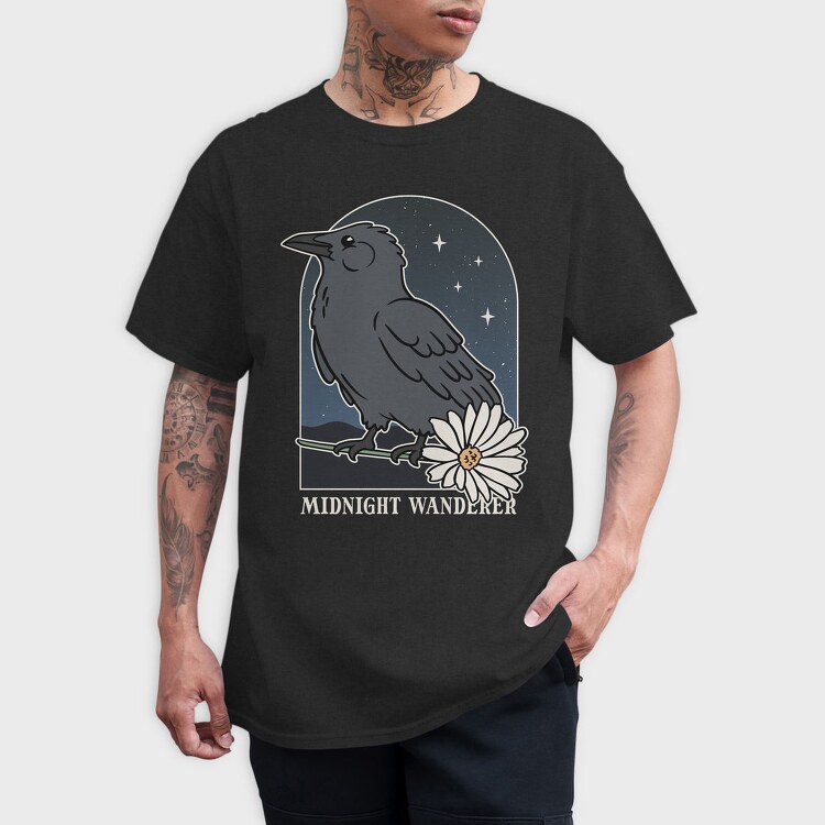 Crow Bird Cute, Tricou Barbati (Unisex)