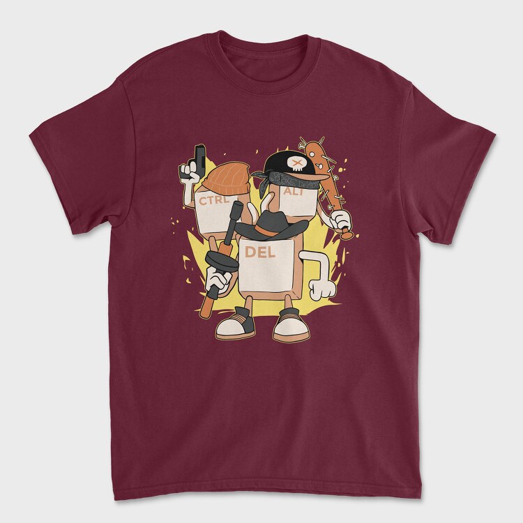 Mafia Keyboard, Tricou Barbati (Unisex)