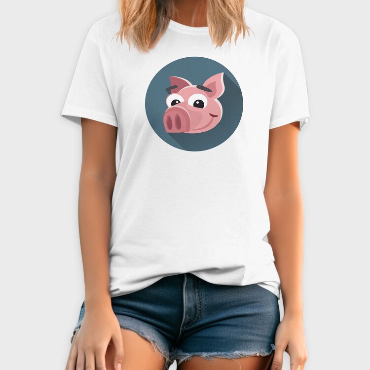 Piggy Bank Smile, Tricou Barbati (Unisex)