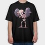 Humorous Weightlifting Skeleton Skelleton Lifting, Tricou Oversize Barbati (Unisex)