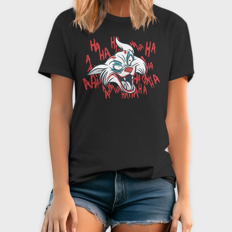 Clown Cat Joker, Tricou Barbati (Unisex)