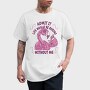 Pink Flamingo Funny Crazy Quote, Tricou Barbati (Unisex)