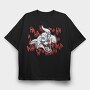 Clown Cat Joker, Tricou Oversize Barbati (Unisex)