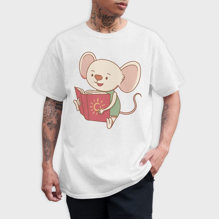 Sunshine Mouse Reader, Tricou Barbati (Unisex)
