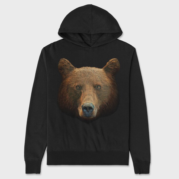 Bear Face, Hanorac Oversize Barbati (Unisex)