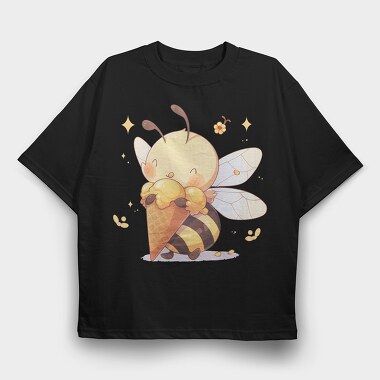 Sweet Bee, Tricou Oversize Barbati (Unisex)
