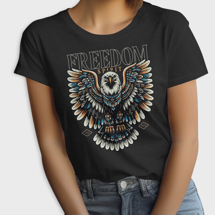 Majestic Eagle Native Freedom, Tricou Femei