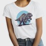 Fierce T Rex Dinosaur, Tricou Femei