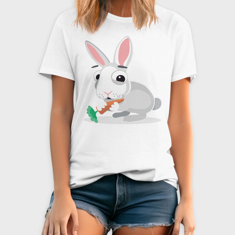 Bunny Carrot Feast, Tricou Barbati (Unisex)