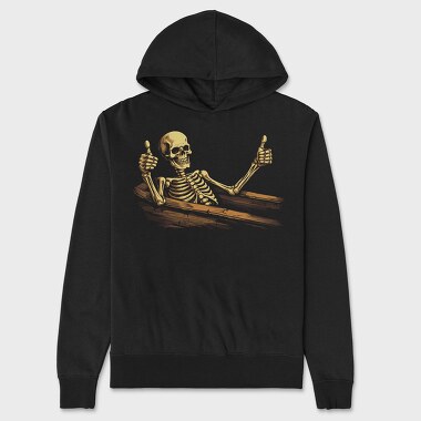 Coffin Skeleton Like, Hanorac Oversize Barbati (Unisex)