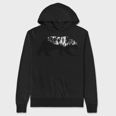 Bear Forest, Hanorac Oversize Barbati (Unisex)