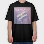 Vaporwave Mixtape, Tricou Oversize Barbati (Unisex)