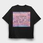 Coffee Shop Vaporwave, Tricou Oversize Barbati (Unisex)