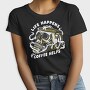 Coffee Skull Cofee Hellps, Tricou Femei