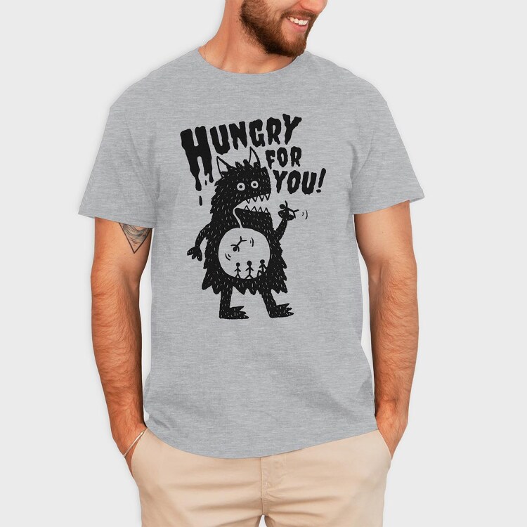 Hungry For You Monster, Tricou Barbati (Unisex)