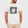 Cosmic White Cat, Tricou Barbati (Unisex)