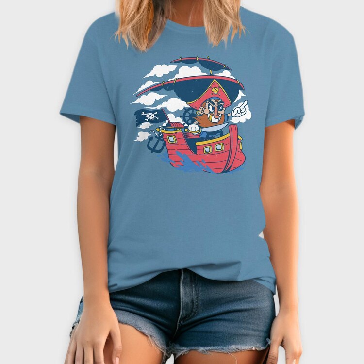 Pirate Cartoon, Tricou Barbati (Unisex)