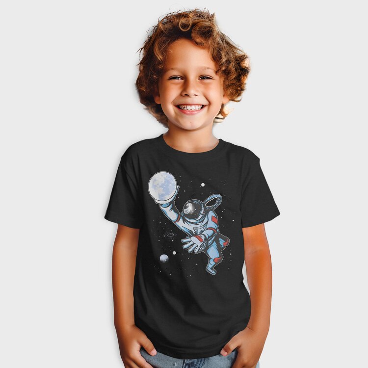 Astronaut Moon Basket, Tricou Copii