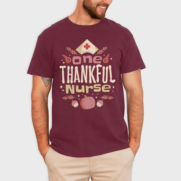 Thankful Nurse, Tricou Barbati (Unisex)