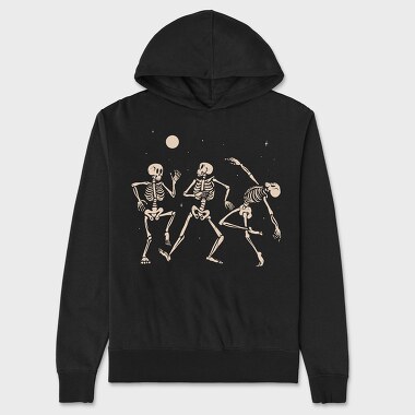 Vibing Dancing Skeletons, Hanorac Oversize Barbati (Unisex)