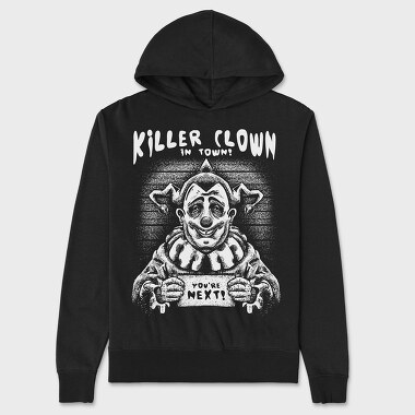 Killer Clown in Town, Hanorac Oversize Barbati (Unisex)