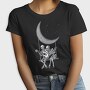 Skeletons Couple Guitar Moon, Tricou Femei