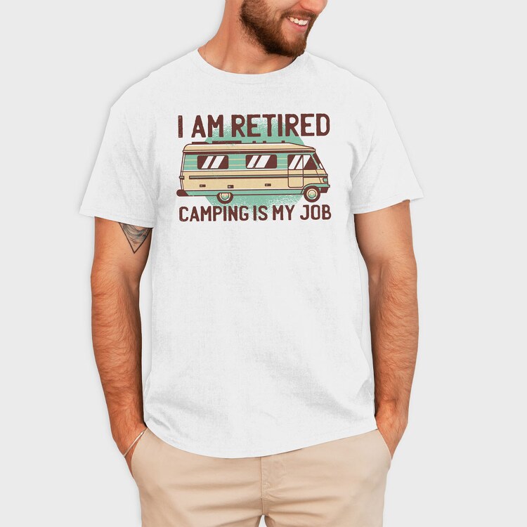 Camping Is My Job, Tricou Barbati (Unisex)