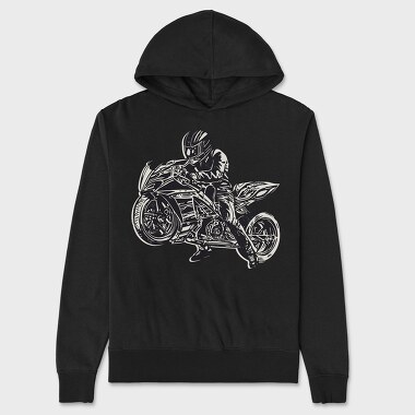 Big Bike, Hanorac Oversize Barbati (Unisex)