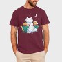 Christmas Cats Snowman, Tricou Barbati (Unisex)