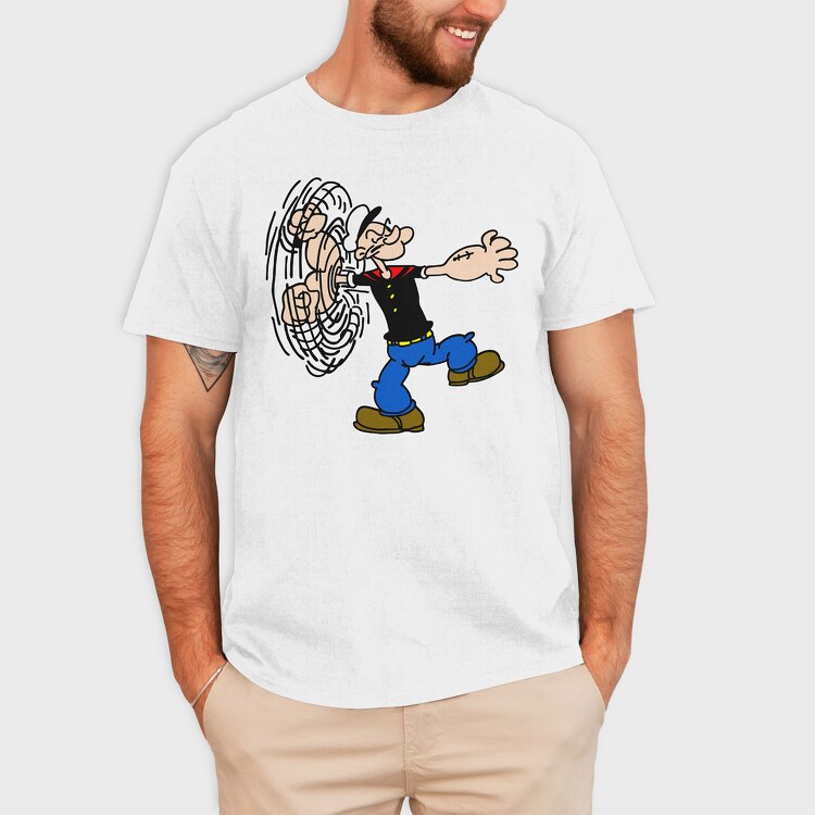Popeye 18, Tricou Barbati (Unisex)
