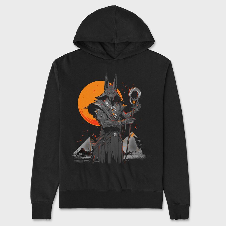 Anubis Character, Hanorac Oversize Barbati (Unisex)