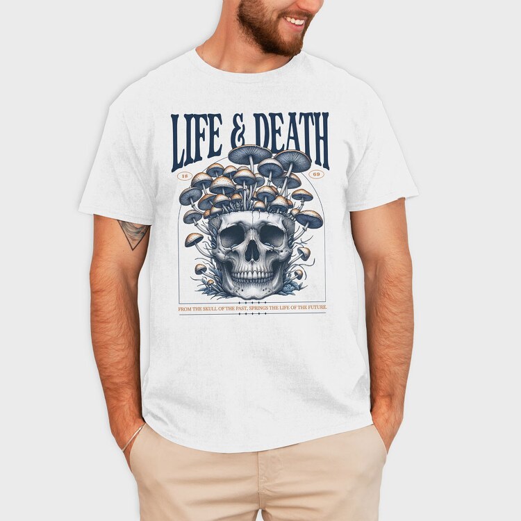 Trend Life Death, Tricou Barbati (Unisex)
