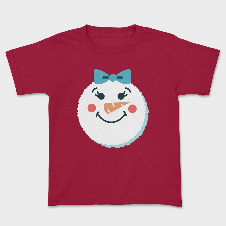 Christmas Snowman Faces 2, Tricou Copii
