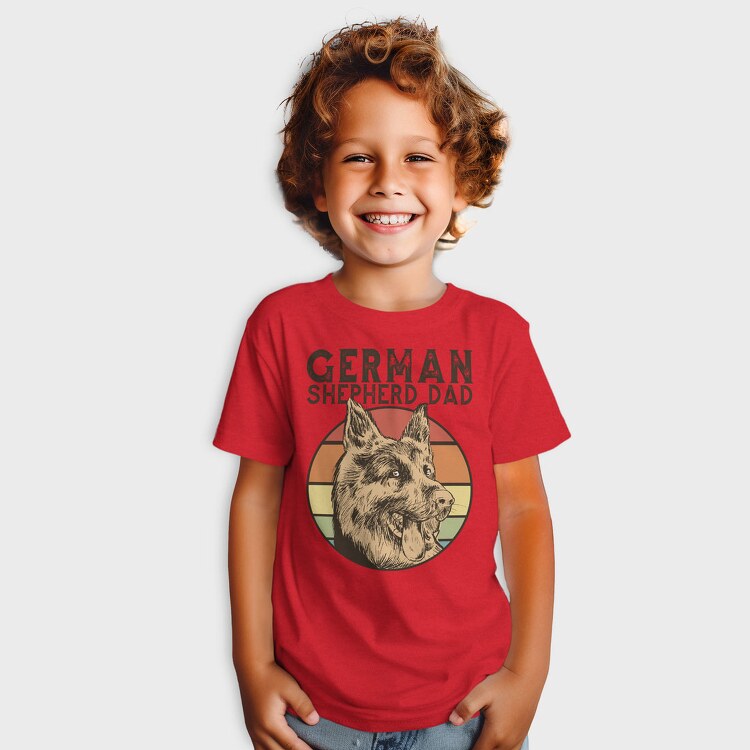 German Shepherd Dad, Tricou Copii