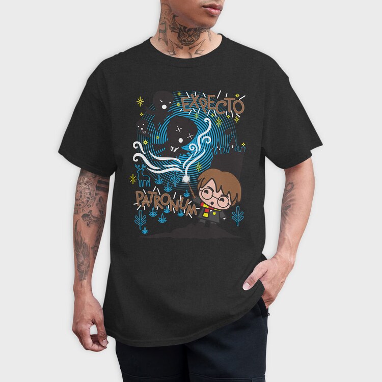 Expecto Patronum Harry Potter, Tricou Barbati (Unisex)