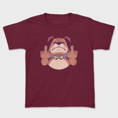 Tricou Copii, Dog Middle Finger