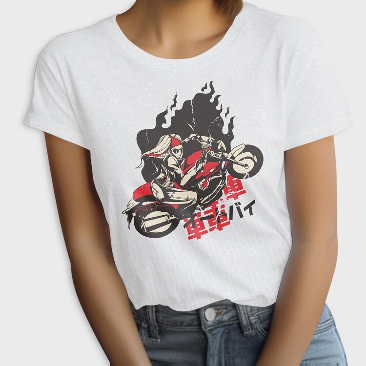Motorcycle Girl, Tricou Femei