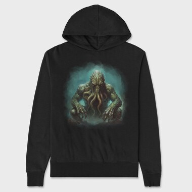 Cthulhu Monster, Hanorac Oversize Barbati (Unisex)